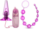 Quickie Kit Vibrating Anal Plug Pink Butt Plugs